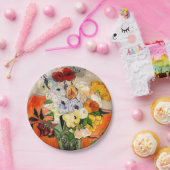 Van Gogh Rozen en Anemones Papieren Bordje (Feest)