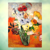 Van Gogh Rozen en Anemones Raamsticker (Vel 3)