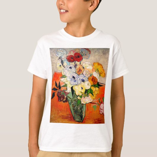 Van Gogh Rozen en Anemones T-shirt (Voorkant)