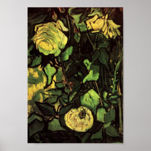 Van Gogh - Rozen en bier Poster