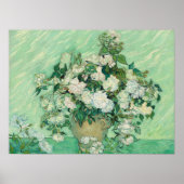 Van Gogh Rozen Oude Kunstmuur Poster (Voorkant)