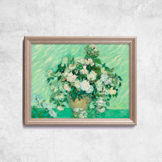 Van Gogh Rozen Oude Kunstmuur Poster