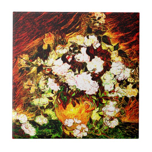 Van Gogh - Rozen Tegeltje (Voorkant)