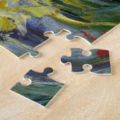 Van Gogh Sailboot Ocean Scene Jigzaag Puzzle Legpuzzel (Zijkant)