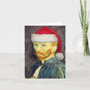 Van Gogh Santa Note Card Feestdagen Kaart
