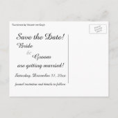 Van Gogh Save the Date! Twee geliefden Aankondigingskaart (Achterkant)