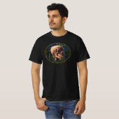 Van Gogh Schedel met achtergrond van Arles T-shirt (Voorkant volledig)