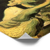 Van Gogh - schedel met brandende sigaretten Poster (Hoek)