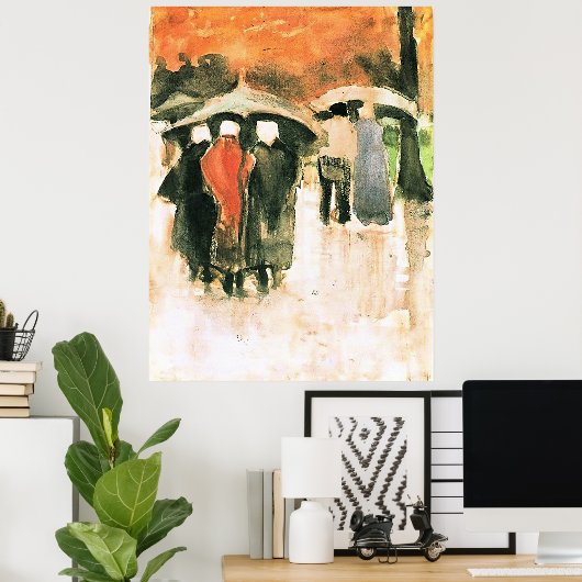 Van Gogh - Scheveningen Vrouwen Poster (Thuiskantoor)