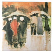 Van Gogh - Scheveningen Vrouwen Tegeltje (Voorkant)