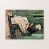 Van Gogh. Scheveningse Vrouw die Naait, Legpuzzel (Horizontaal)