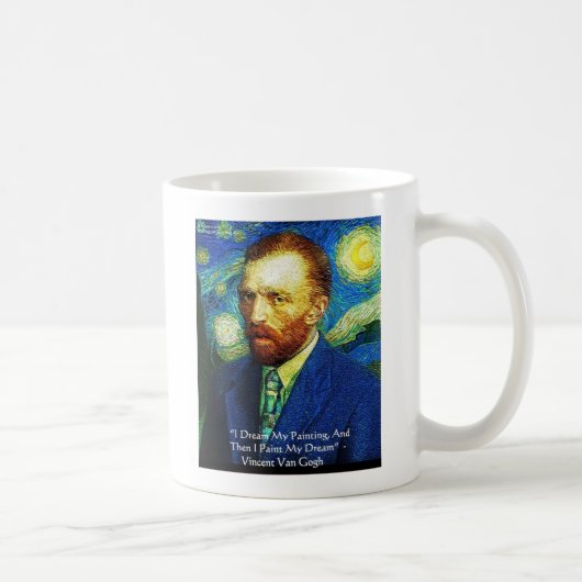 Van Gogh "Schilder Mijn Dromen" Cadeaus Mokken Kaa (Rechts)