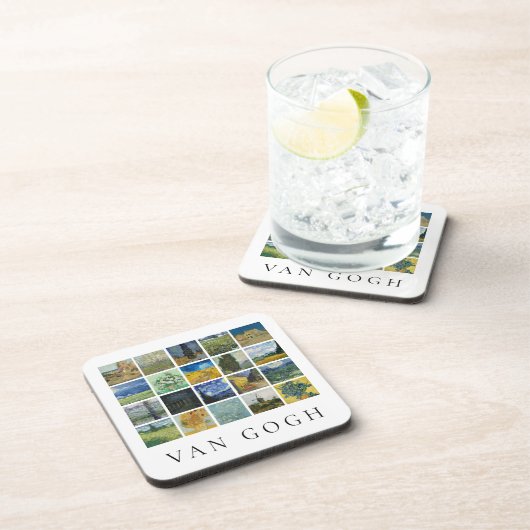 Van Gogh Schildercollage Bier Onderzetter (Rechterzijde)