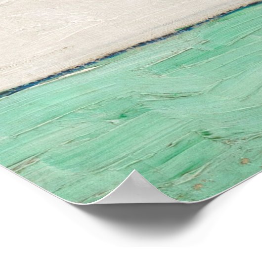 Van Gogh Schilderen van Irises (1890) Poster (Hoek)