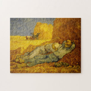 Van Gogh schilderen van Noon Rest van het Werk Legpuzzel