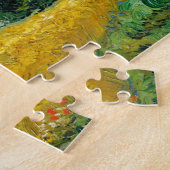 Van Gogh schilderende kunst  Wheat Field Cypresse Legpuzzel (Zijkant)