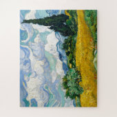 Van Gogh schilderende kunst Wheat Field Cypresse Legpuzzel (Verticaal)