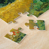 Van Gogh schilderende kunst  Wheat Field Cypresse Legpuzzel (Zijkant)