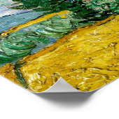 Van Gogh schilderende kunst Wheat Field Cypresse Poster (Hoek)