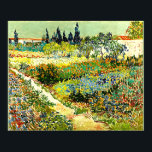 Van Gogh schilderij, Arden in Arles, beroemde kuns Poster<br><div class="desc">Tuin in Arles,  beroemd schilderij van Vincent van Gogh</div>
