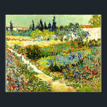 Van Gogh schilderij, Arden in Arles, beroemde kuns Poster<br><div class="desc">Tuin in Arles,  beroemd schilderij van Vincent van Gogh</div>