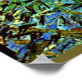 Van Gogh schilderij, een pad in de Bossen Poster (Hoek)