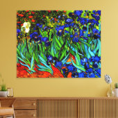 Van Gogh schilderij, Irises, Canvas Afdruk (Insitu (Woonkamer))