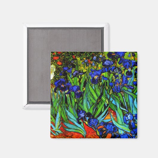 Van Gogh schilderij, Irises, Magneet (Voorkant / Achterkant)