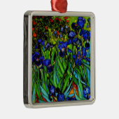 Van Gogh schilderij, Irises, Metalen Ornament (Rechts)