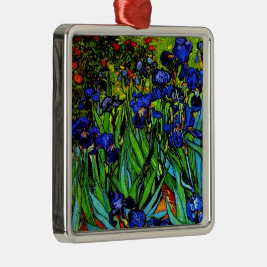 Van Gogh schilderij, Irises, Metalen Ornament (Rechts)
