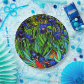 Van Gogh schilderij, Irises, Papieren Bordje (Feest)