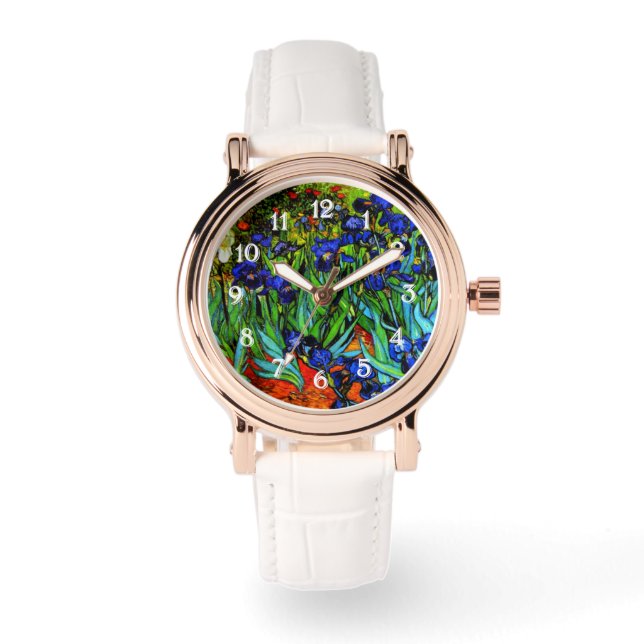 Van Gogh-schilderij, Irissen, Horloge (Voorkant)