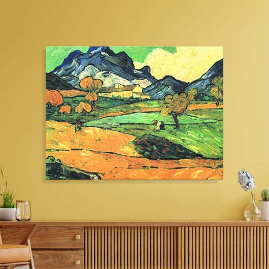 Van Gogh-schilderij, Mount Gaussier, Canvas Afdruk (Insitu (Woonkamer))