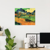 Van Gogh-schilderij, Mount Gaussier, Poster (Thuiskantoor)