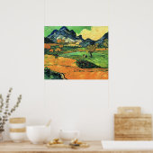 Van Gogh-schilderij, Mount Gaussier, Poster (Keuken)