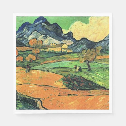 Van Gogh-schilderij, Mount Gaussier, Servet (Voorkant)