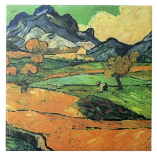 Van Gogh-schilderij, Mount Gaussier, Tegeltje
