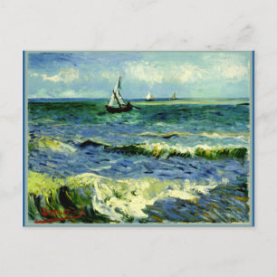 Van Gogh schilderij, Seascape, Briefkaart