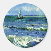 Van Gogh schilderij, Seascape, Magneet (Voorkant)