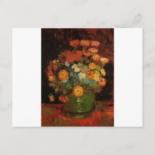 Van Gogh schilderij Vaas Bloemen Bloesems Briefkaart