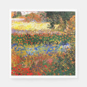Van Gogh - schilderij van bloementuin, Servet (Voorkant)