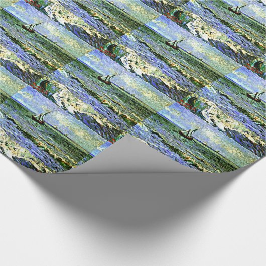 Van Gogh-schilderij, Zeegezicht, Cadeaupapier (Hoek)