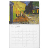 Van Gogh schilderijen kunst Kalender (Feb 2026)