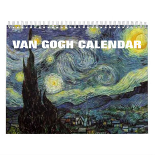 Van Gogh schilderijen kunst Kalender