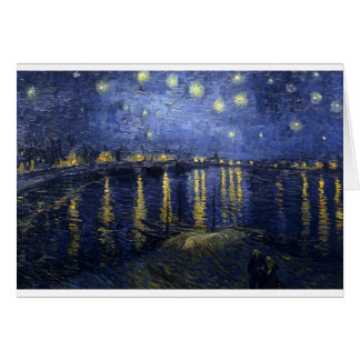 Van Gogh schilderijen: Sterrennacht Van Gogh Rhone