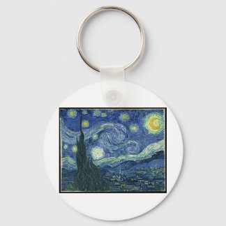 Van Gogh schilderijen: Sterrennacht Van Gogh Sleutelhanger
