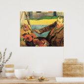 Van Gogh schildert zonnebloemen door Gauguin Poster (Keuken)