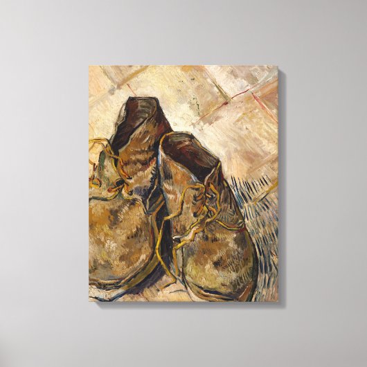 Van Gogh "Schoenen" Canvasprint Canvas Afdruk (Voorkant)