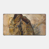 Van Gogh Schoenen Schilderij Bureaumat (Voorkant)