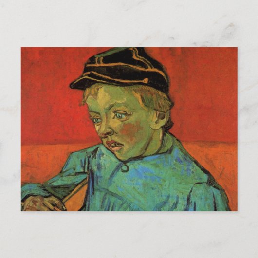 Van Gogh, Schoolboy (Camille Roulin),  kunst Briefkaart (Voorkant)